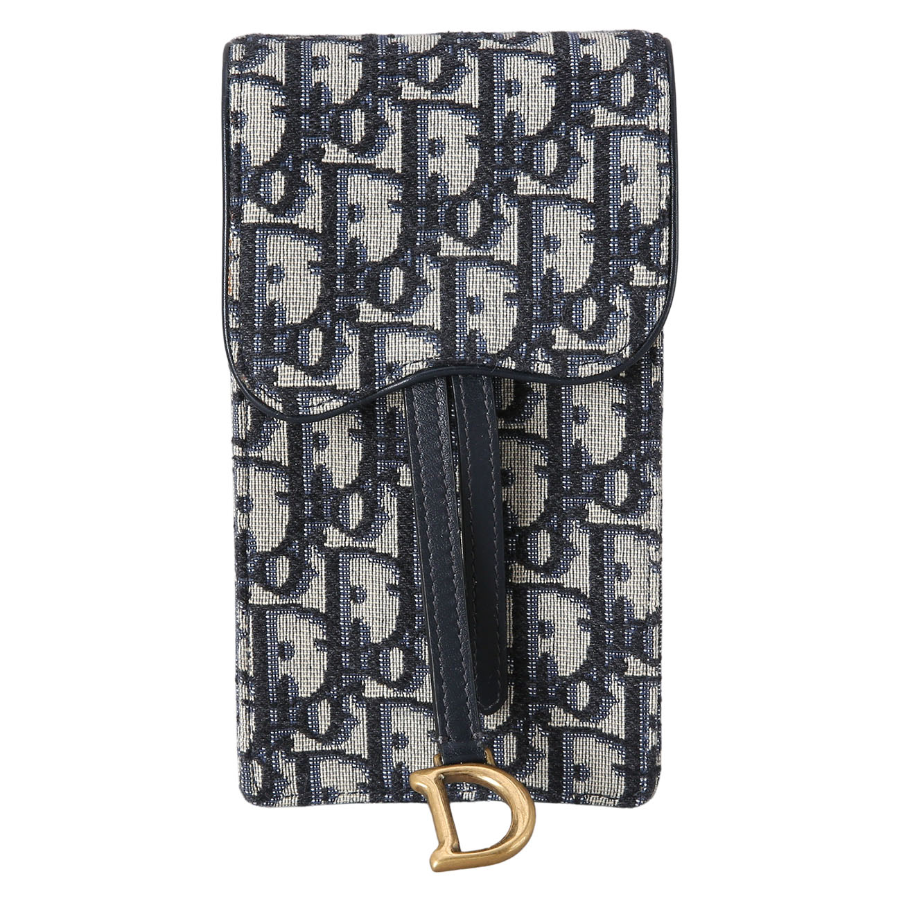 CHRISTIAN DIOR(USED)크리스찬 디올 오블리크 새들 버티컬 파우치 폰홀더 백